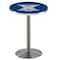 Holland Bar Stool Co 36" Stainless Steel Xavier Pub Table L214S3628Xavier - alternate 1